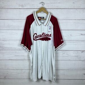Vintage Y2K Nike NBA Cleveland Cavaliers Shoot Around Warm Up Jersey 3XL
